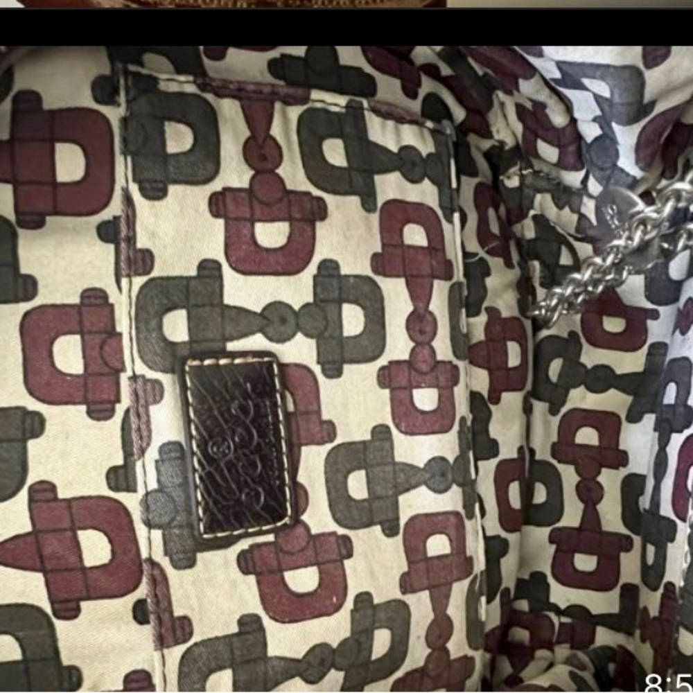Pre Owned Vintage Gucci Supreme print Brown canvas mini Bag - Picture 10 of 10